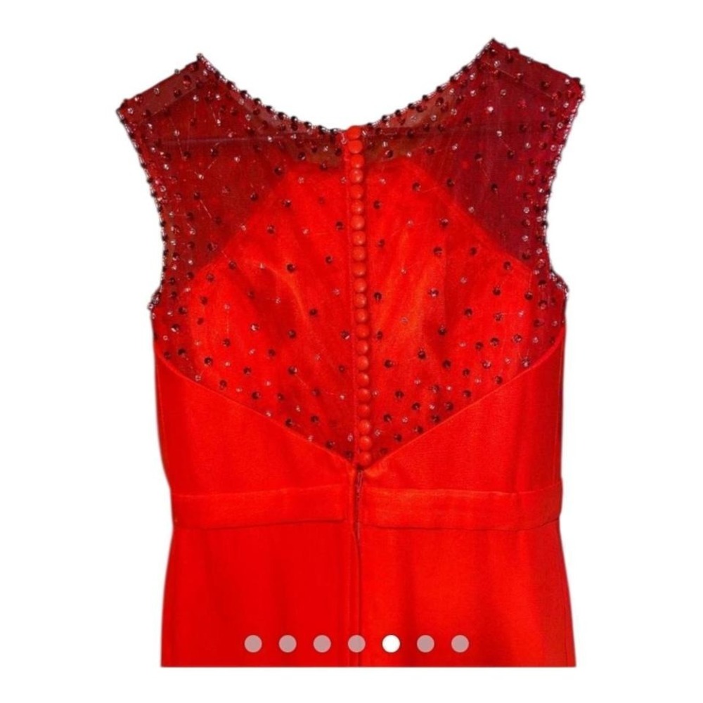 Holiday Christmas Valentines Day Long Red Dress with jacket. Size XXS - Picture 5 of 7